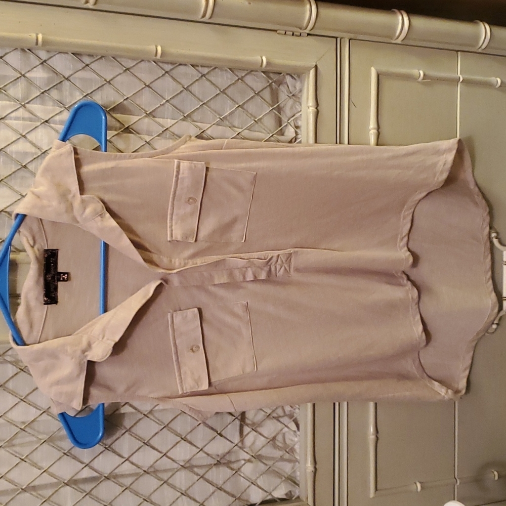 Almost Famous top , women's size small.  Tan